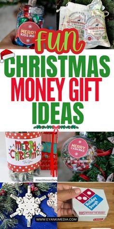 christmas money gift ideas with text overlay