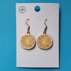 Nwt Earthbound Orange Slice Design Earrings. *Reasonable Offers Welcome* *Bundle To Save More* *Fast Shipping* Any Questions, Please Ask! Owl Earrings Studs, Orange Slice, Glossy Makeup, Paper Earrings, Design Earrings, Drop Beads, Leather Mary Janes, Beaded Hoop Earrings, Orange Slices