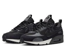 Nike Wmns Air Max 90 Futura Black Grey White Women Casual DM9922-003 s 10. Air Max 90 Futura, Air Max 90 Women, Air Max Women, New Nike Air, S 10, Black Iron, Nike Air Max 90, Designer Sneakers, Top Shoes