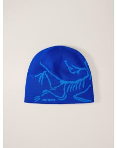 Bird Head Toque Arc’teryx Hat, Cool Beanies For Men, Arc’teryx Beanie, Cool Hat Designs, Arcteryx Toque, Beanie Template, Blue Beanie Outfit, Arcteryx Hat, Hat For Curly Hair