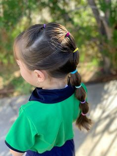 Baby Girl Hairstyles Curly, Kids Short Hair Styles, Cute Toddler Hairstyles, Girl Hairdos, Girl Hair Dos, Lil Girl Hairstyles, Braided Hairdo