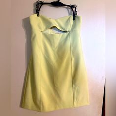 Key Lime Yellow Zara Strapless Dress. New With Tags. Xl Tag Zara Sundress For Parties, Spring A-line Strapless Dress For Night Out, Strapless Sundress For Cocktail, Zara Mini Dress For Cocktail In Spring, Zara Mini Dress For Spring Cocktail, Zara Mini Dress For Cocktail And Spring, Lined Mini Dress For Spring Evening, Spring Evening Mini Dress Lined, Spring Evening Lined Mini Dress