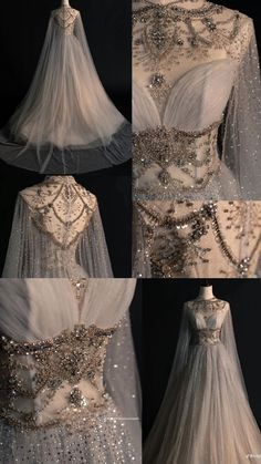 Ethereal Wedding Dress, Pretty Wedding Dresses, Old Fashion Dresses, Fantasy Dresses, Fashion Drawing Dresses, Dream Wedding Ideas Dresses, A Wedding Dress, Fairytale Dress, Fantasy Dress