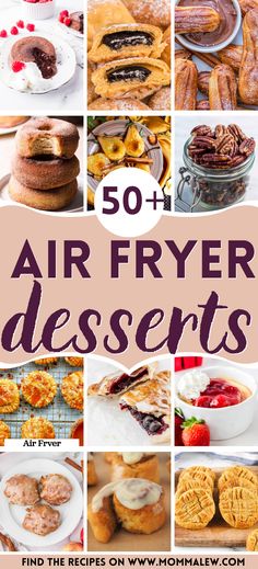 air fryer desserts Air Bake Recipes, Air Fryer Sweets Easy, Dessert Recipes For Air Fryer, Air Fried Dessert Recipes, Easy Desert Ideas Air Fryer, Ninja Dessert Recipes, Air Fry Deserts, Ninja Air Fryer Baking Recipes, Air Fryer Single Dessert