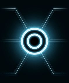 an abstract blue and black background with hexagonal shapes in the center, glowing from below