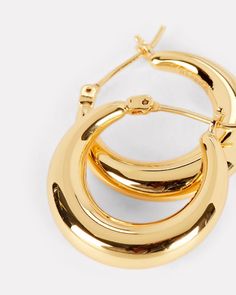 Gold Puffy Hoop Earrings $115 by #BonheurJewelry Available at #IntermixOnline #PuffyHoops #GoldPuffyHoops #HoopEarrings #GoldHoopEarrings #GoldHoops #YellowGoldHoops #Accessories #Accessories2020 #Jewelry #GoldJewelry Mellow Yellow, Jewelry Gold, Jewelry Lover, Gold Hoop Earrings, Minimalist Jewelry, Boho Earrings, Women's Jewelry, Fashion Earrings, Statement Earrings