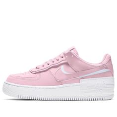 (WMNS) Nike Air Force 1 Shadow 'Pink Foam' CV3020-600 (AF1/SNKR/Retro/Skate/Casual/Low Top/Women's) Nike Air Force 1 Shadow, Air Force 1 Shadow, Nike Air Force 1, Air Force 1, Nike Air Force, Low Top, Air Force, Nike Women, Nike Air