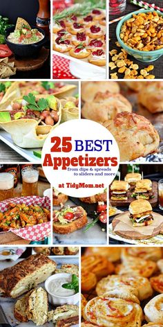 the 25 best appetizers at tidywoman's