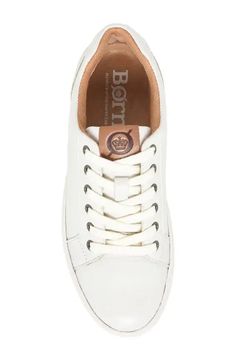 Børn Mira Platform Sneaker - White Leather | Editorialist