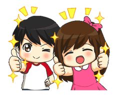 two people giving thumbs up to each other with stars on their shoulders and one person pointing at