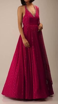 Wedding Outfits Ideas, Frock Ideas, Pink Anarkali, Indian Bridesmaid Dresses, Diwali Outfits, Kalki Fashion, Anarkali Dress Pattern, Pink Gown