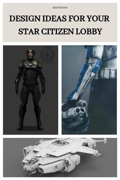 star citizen's design ideas for your star citizen hobby book cover is shown here