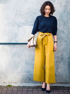 Uniqlo Women Outfit, Uniqlo Style, Wide Leg Pants Outfit, Wide Leg Pants Outfits, Western Wear Outfits