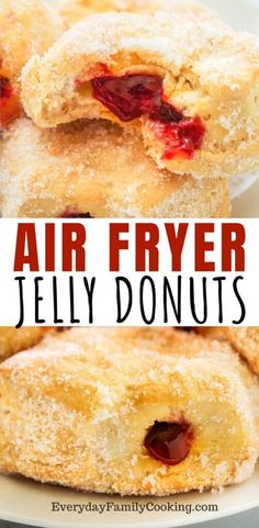 an image of air fryer jelly donuts