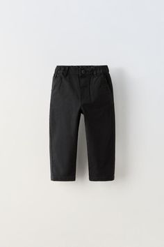 CHINO PANTS - Black | ZARA United States 2 Color Combinations, Waistcoat Dress, Striped Socks, Adjustable Waistband, Chino Pants, Pocket Tshirt, Knitwear Cardigan, Trim Detail, Zara United States