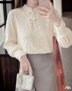 Zlily - Lace Base Layer Shirt for Stylish and Flattering Outfit Elegant Crew Neck Blouse For Winter, Elegant Spring Crew Neck Shirt, Elegant Beige Crew Neck Blouse, Elegant Crew Neck Shirt For Spring, Elegant Spring Shirt With Crew Neck, Feminine Long Sleeve Winter Tops, White Crew Neck Blouse For Winter, White Long Sleeve Winter Blouse, Layer Shirt