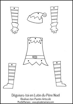 the paper doll is made to look like it has four legs and two hands on one leg