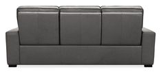 a gray couch with three reclinings on it