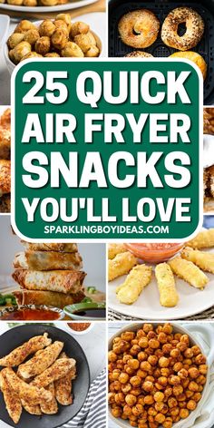 Explore our easy air fryer snacks that are not only healthy but also low in calories. Dive into a world of easy air fryer recipes, perfect for guilt-free indulgence. From crispy air fryer chips, and veggie snacks to nutritious air fryer fries, we've got you covered. These quick healthy snacks in an air fryer are ideal for busy lifestyles, offering low carb and gluten-free options. Whether you're looking for kid-friendly healthy snacks or heart-healthy air fryer treats, we've got you covered. Quick Air Fryer Snacks, Air Fryer Snack Recipes, Air Fryer Recipes Uk, Cheap Air Fryer