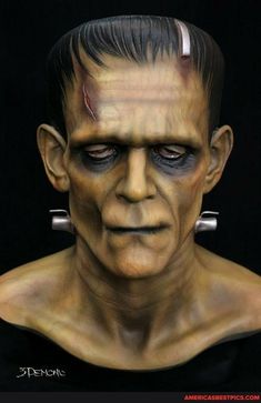 Hollywood Monsters, Monster Makeup, Halloween Characters, Frankenstein Halloween, Frankenstein's Monster