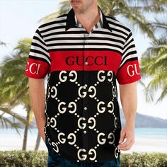 To buy product combo (set) Gucci red black hawaii shirt Hawaii Shirt Shorts & Flip Flops
Please select Option, Size and add each item to cart
Please check the measurement chart carefully before you buy the item.


Product combo (set) information: Gucci red black hawaii shirt Hawaii Shirt Shorts & Flip Flops
+) Hawaiian Shirt

	100% polyester.
	This shirt feels soft and smooth, making it comfortable to wear, short material: 95% Polyester and 5% spandex
	Open collar, circle buttons.
	Use a Gucci Shirt Mens, Gucci Shirts Men, Hawaii Shirts, Gucci Shirts, Luxury Clothing Brands, Gucci Shirt, Branded Outfits, Hot Sweater, Products Ideas