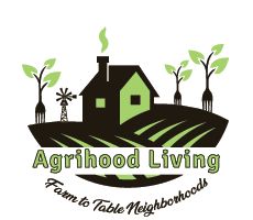 the logo for agrihod living farm to table neighborhood