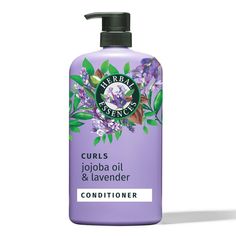 Give your curls a soft and smooth feeling with Herbal Essences Jojoba Oil & Lavender Curls Conditioner. With an infused blend of jojoba oil, lavender, and aloe vera, it surrounds each strand with moisture and nutrients to nurture, smooth, and protect it from damage. Go ahead - run your fingers through and discover how good it feels to use a conditioner that's dermatologist-tested and free of minerals and silicone. In fact, our formulas are never tested on animals and are certified PETA cruelty-f Curly Hair Conditioner, Conditioner For Curly Hair, Conditioner Curly Hair, Curl Conditioner, Curl Shampoo, Herbal Essences, Natural Hair Care, Hair Conditioner, Jojoba Oil