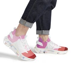 Air React Lesbian Pride Running Shoes – stylesvista