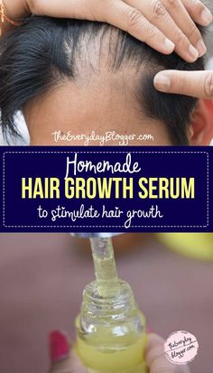 Homemade Hair Growth Serum, Homemade Hair Growth, Increase Circulation, Homemade Hair