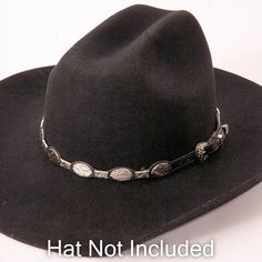 Introducing the Toronto Hat Band! This stylish and chic hat band is perfect for any outfit. The brown color is versatile and can be worn with any color palette. The detailed metal studs add a touch of edge, while the silver buckle adds a touch of luxury. **Please note this is the hatband only** One Size Fits All Leather Shipping and Returns Orders generally arrive within 3-7 business days. All our hats come with a lifetime warranty. What this means is that even if you bought a hat over 50 years Cowboy Hat Band, Chic Hat, Cowboy Hat Bands, American Hat Makers, Hat Band, Cowboy Hat, 50 Years, Brown Color, One Size Fits All