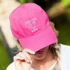 This cap is a must-have for all of your daily adventures! Throw it on when you go to the beach, ballgame, or even if you are just having a bad hair day! This cap is perfect for any occasion. It has an adjustable strap with a metal clip that allows you to customize the fit. Approximately 19.5" - 22.5" Around the Head Soft Cotton Preset Embroidery Design Adjustable Metal Closure Pink Cap, Pajama Romper, Boy Outerwear, Bad Hair Day, Bad Hair, Short Rompers, Shoe Shop, Equatorial Guinea, Dress Romper