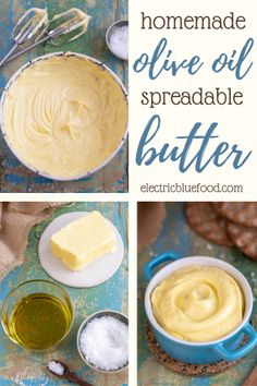 homemade olive oil spreadable butter recipe