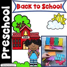 Transition Songs for Preschool - Planning Playtime My School Theme, Back To School Worksheets, Preschool Counting, All About Me Activities, Block Center, Preschool Units, Preschool Planning, Preschool Centers