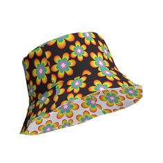 Cheap Spring Reversible Hat, Reversible Bucket Hat, Crown Heights, Rave Wear, Care Label, Breathable Fabric, Moisture Wicking, Bucket Hat, Size Guide