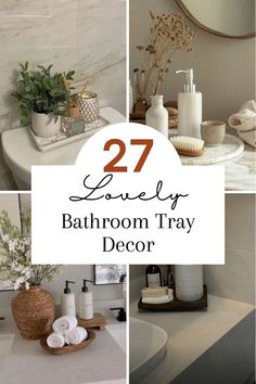 [Promotion] 50 Lovely Bathroom Tray Decor Ideas To Elevate Your Space! Discover 15 Beautiful Bathroom Tray Decor Ideas That Will Add A Touch Of Elegance And Organization To Your Home! From Stylish Trays Holding Chic Toiletries To Decorative Accents That Enhance Your Bathroom's Aesthetic, These Ideas Are Perfect For Any Style. Create A Spa-Like Ambiance With Luxurious Candles, Fresh Flowers, And Curated Accessories. Elevate Your Bathroom Decor And Make #spabathroomdecoratingideasmasterbath Apartment Bathroom Sink Decor Ideas, His And Hers Bathroom Sink Decor, Functional Bathroom Counter Decor, Bathroom Soap And Lotion Display, Bathroom Decor For Towels, Bathroom Decor Basket, Farmhouse Bathroom Vanity Decor, Bathroom Basket Decor Ideas, Bathroom Decor Tips