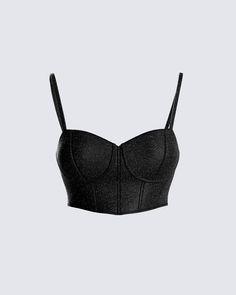 The perfect corset top for a night with your besties to be snatched and shining 😘✨ Club Corset With Sweetheart Neckline And Built-in Bra, Party Corset With Built-in Bra And Fitted Bodice, Fitted Crop Top With Built-in Bra For Party, Trendy Party Corset With Built-in Bra, Party Corset With Spaghetti Straps And Fitted Bodice, Party Corset With Spaghetti Straps, Black Party Corset With Built-in Bra, Fitted Party Corset With Spaghetti Straps, Chic Underwire Corset For Night Out