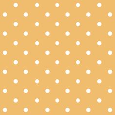 an orange background with white polka dots