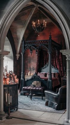 Experience the spellbinding charm of 🌙 Gothic Dark Fantasy Bedroom Ideas, a stunning blend of Moody Bedroom accents and intricate Goth Bedroom details. The cozy elegance of Gothic Bedroom Aesthetic Cozy enhances the depth of Dark Fantasy Bedroom Ideas, creating a truly magical space. Explore these Gothic Decor Bedroom ideas for inspiration! #DarkDesigns #GothicInspiration #FantasyRooms 🖤🌌