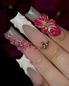 Dream Piercings, Michelle Nails, Nail Time, Edgy Nails, Grunge Nails, Colored Acrylic Nails, Her Nails, Nail Idea