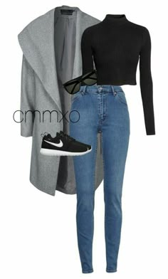 Jean azul saco/chompa gris Minimalisticky Chic, Outfit Chic, Yoga Photography, Cheap Monday, Layering Outfits, Fashion Mode, Mode Inspiration, Teen Fashion Outfits, Polyvore Outfits