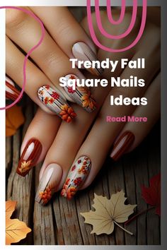 Get ready for the cozy vibes of early fall with these gorgeous nail designs! 🍂🍁 From warm neutrals to bold pops of color, these nails will have you feeling all the autumn feels. #EarlyFallNails #CozyVibes #AutumnFeels #NailInspo #FallMani #NailGoals #SeasonalNails #NailArt #FallColors #PumpkinSpiceEverything Cute Nails For Fall, October Nails, Autumn Inspired, Trendy Nail Design, Fall Nail Art, Fall Nail Colors