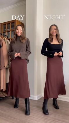 Reformation Style Outfit, Midi Skirt Outfit Aesthetic, Style Satin Skirt, Classy Midi Dresses, Skirt Ootd, Midi Dress Outfit, Style Hacks, Ootd Women, Feminine Wardrobe