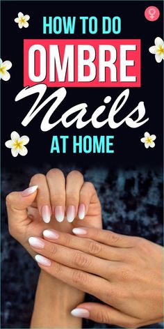 Ombre Almond Short Nails, How To Do A Gel Ombre, Builder Gel Nails Design Ombre, Gradient Nails How To, Diy Nail Ombre, Home Nail Designs Easy, Ombré Nails At Home, Gradient Nails Diy, Diy Nails At Home Designs