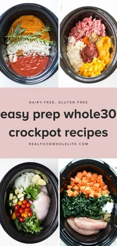 an image of the january whole 30 crockpot recipes