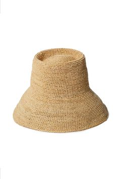 Design A natural straw bucket hat made for summer. This short-brimmed crochet bucket hat was intricately crocheted to create a flexible and structured design. This effortless bucket hat can easily be worn year-round and is meant for traveling with you wherever you go whether in a suitcase, a purse or a beach bag. Material Raffia is known for its strength and durability. The light weight and strength of these fibers make it an excellent material for hats, allowing them to travel with you wherever