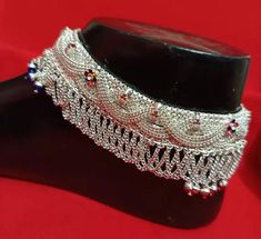 Name : Women's Anklet Material : Alloy Plated : Silver Plated Size : 10 inch approx Quantity: 1 Pair Work : Embellished Stone: CZ AD Stone Country of Origin : India Silver Plated Anklet For Women. Women love jewelry; specially artificial jewelry adore women. They wear it on different occasions. They have special importance on ring ceremony, wedding and festive time. They can also wear it on regular basis. Make your moment memorable with this range. This jewelry features a unique one-of-a-kind traditional embellish with an antic finish. Women or girls , Occasion :- Everyday or Work wear or Love or Wedding & Engagement , Base Material :- Alloy , Plating Sterling :- Silver plated , Certification :-NA , Length :- 10 inch approx An anklet is one of the most beautiful ornaments for women. A neck Bridal Payal, Anklets Silver, Girls Christmas Gifts, Ring Ceremony, Artificial Jewelry, Foot Bracelet, Rings Ceremony, Women Anklets, Ankle Chain