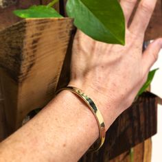 Brass Bracelet Cuff - GadaboutGoods Minimalist Everyday Brass Bangle, Elegant Everyday Brass Bangle, Formal Handmade Brass Bangle, Adjustable Handmade Brass Bangle, Minimalist Handmade Brass Bangle, Brass Bracelet Cuff, Handmade Notes, Personal Connection, Brass Cuff Bracelet