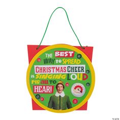 the best way to spread christmas cheer is singing for all to hear hanging ornament