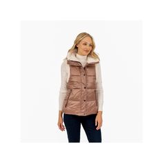 Keep cute and cozy in cooler weather with this Women's Fleet Street Quilted Puffer Vest with Faux-Sherpa Trim. Keep cute and cozy in cooler weather with this Women's Fleet Street Quilted Puffer Vest with Faux-Sherpa Trim. FEATURES Faux-fur sherpa trim Water-resistant technology 2 Zip Up Front Pockets Snap & zipper front Sleeveless Fully linedFIT & SIZING 25-in. length from shoulder to hem Designed to hit just below the waist MidweightFABRIC & CARE Polyester, nylon Machine wash and tumble dry low Casual Fall Puffer Jacket With Faux Fur Trim, Casual Puffer Jacket With Faux Fur Lining For Outdoor, Casual Puffer Jacket With Faux Fur Trim For Outdoor, Outdoor Puffer Jacket With Faux Fur Trim, Fall Nylon Puffer Jacket With Faux Fur Lining, Faux Fur Puffer Jacket For Cold Weather, Cozy Puffer Jacket For Cold Weather, Warm Taupe, Fleet Street