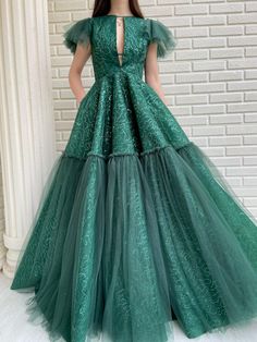 Sparkly Moss Gown